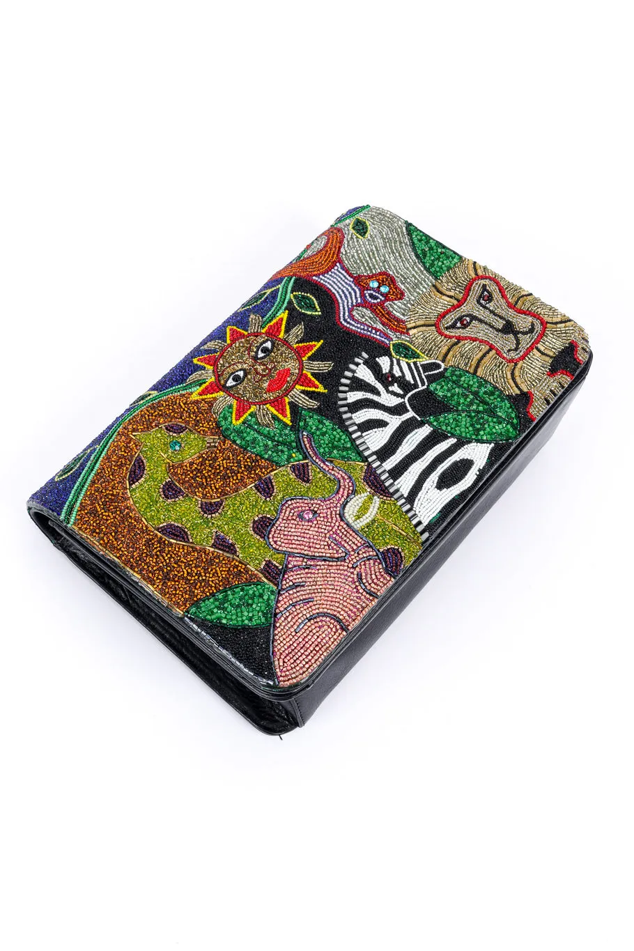 Jungle Animal Beaded Bag