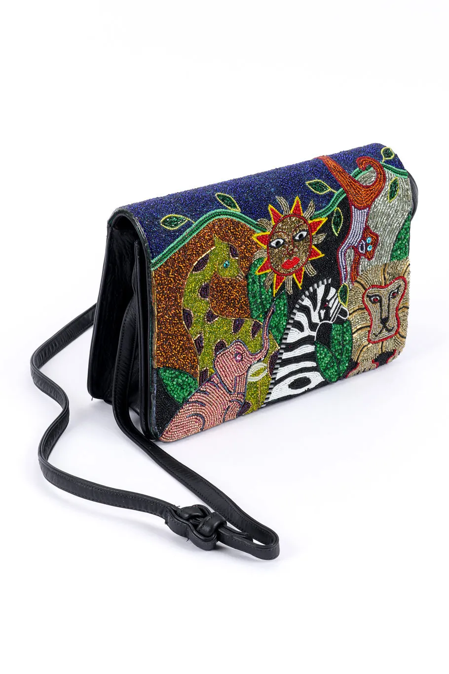 Jungle Animal Beaded Bag