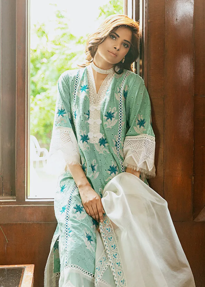 Kameez Trouser Dupatta Embroidered Pakistani Eid Dress