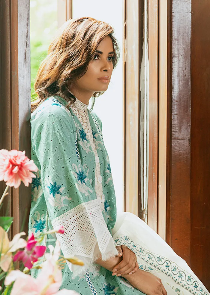 Kameez Trouser Dupatta Embroidered Pakistani Eid Dress
