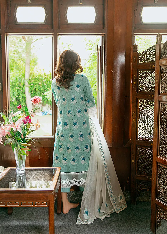 Kameez Trouser Dupatta Embroidered Pakistani Eid Dress