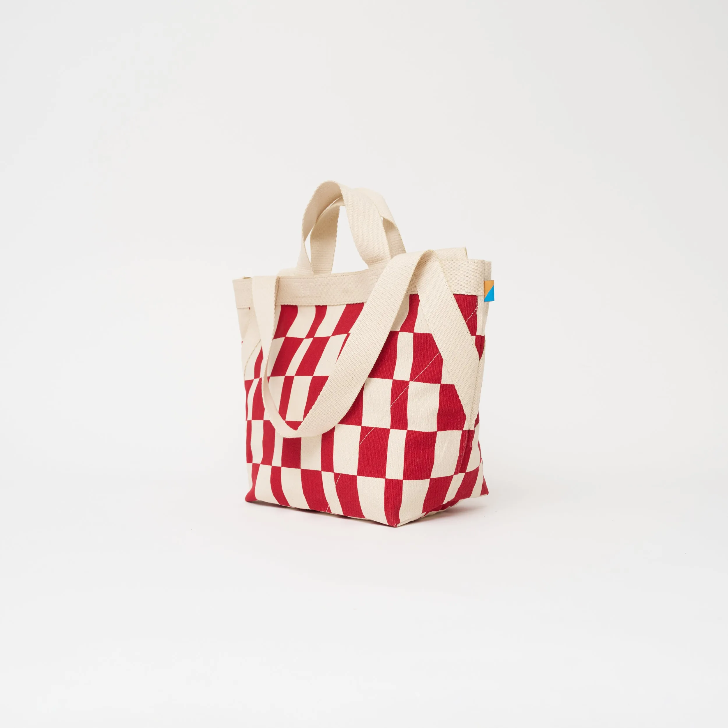 Karibu Tote - Medium - Cherry Checker