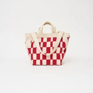 Karibu Tote - Medium - Cherry Checker