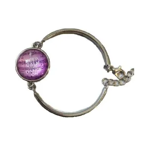 Keep Calm & Dance On Bangle