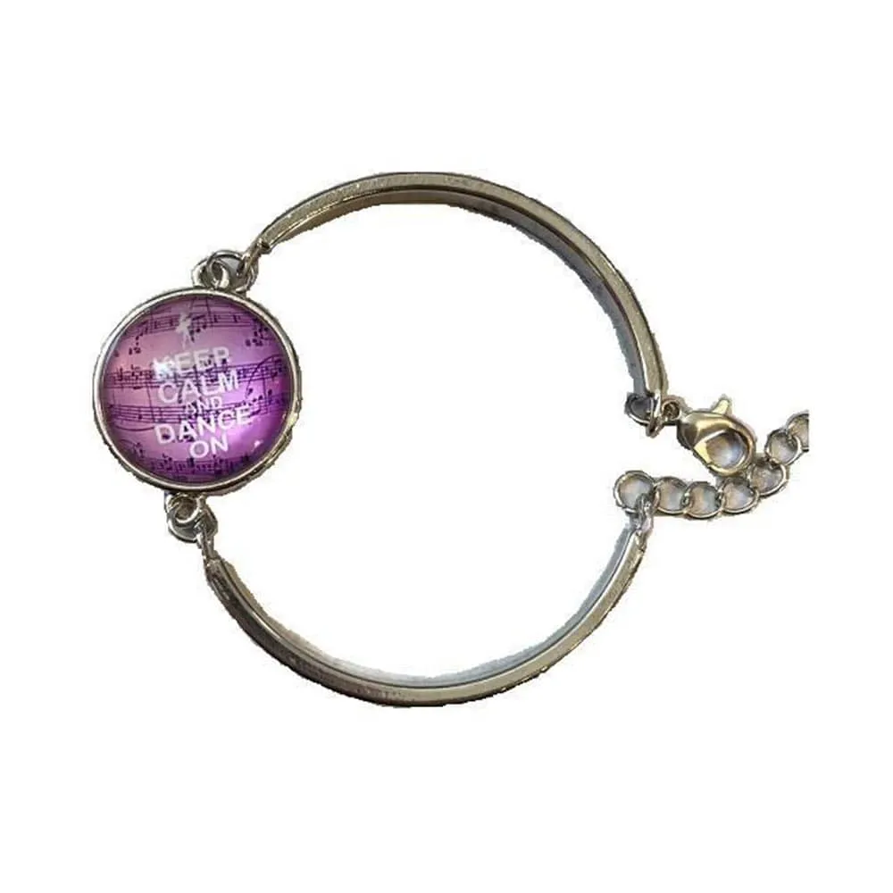 Keep Calm & Dance On Bangle