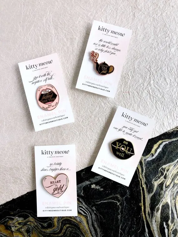 Keep the Tea in the Pot - Inspirational Enamel Pin