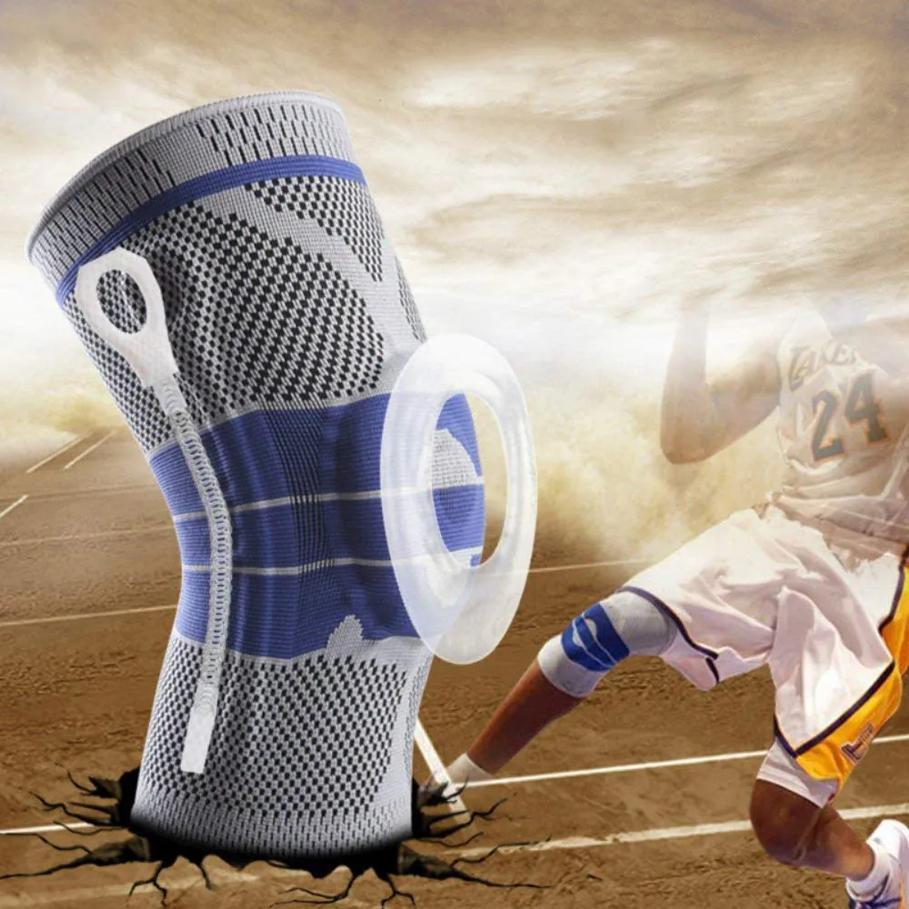 Knee Support Brace - Arthritis Pain, Injury Recovery, Running, Workout (Single)