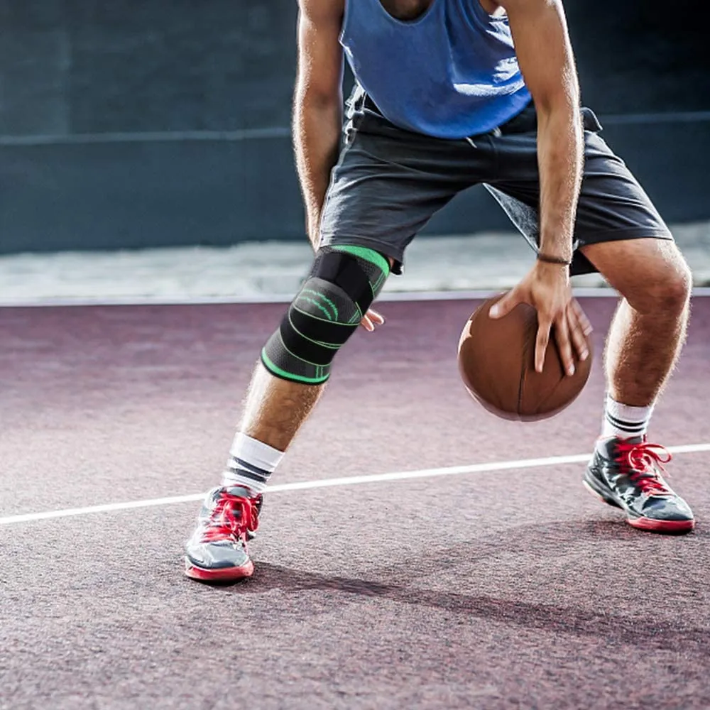 Knee Support Brace - Arthritis Pain, Injury Recovery, Running, Workout (Single)