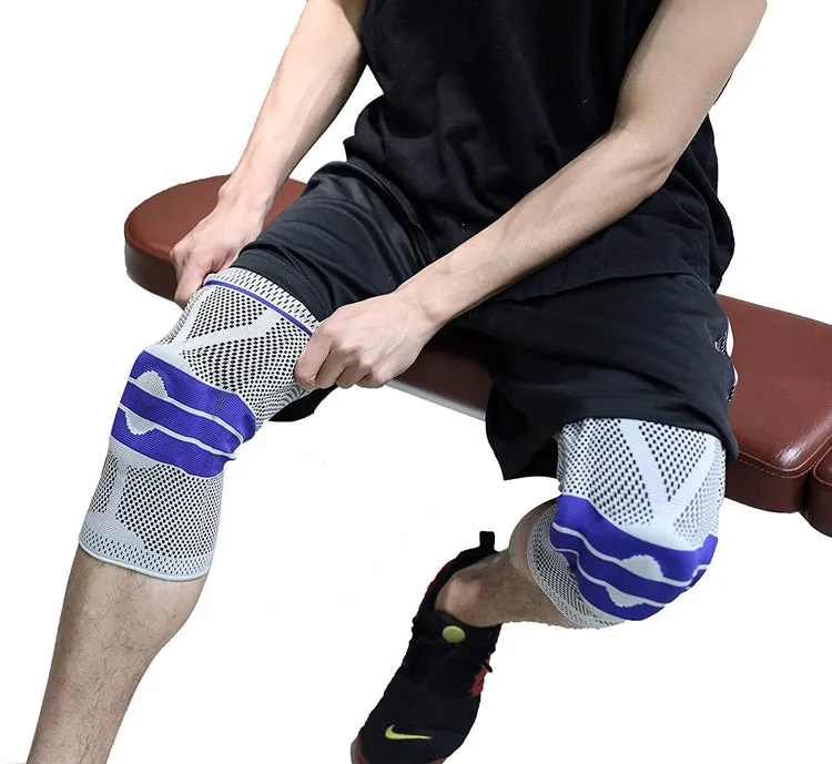 Knee Support Brace - Arthritis Pain, Injury Recovery, Running, Workout (Single)