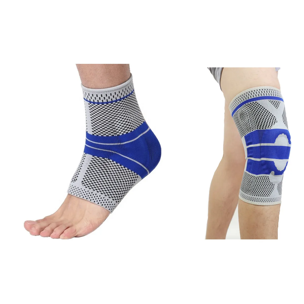 Knee Support Brace - Arthritis Pain, Injury Recovery, Running, Workout (Single)