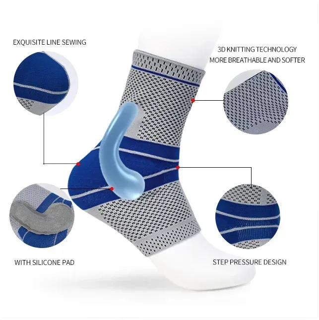 Knee Support Sleeve Adjustable Strap - Arthritis Pain, Injury Recovery, Running, Workout