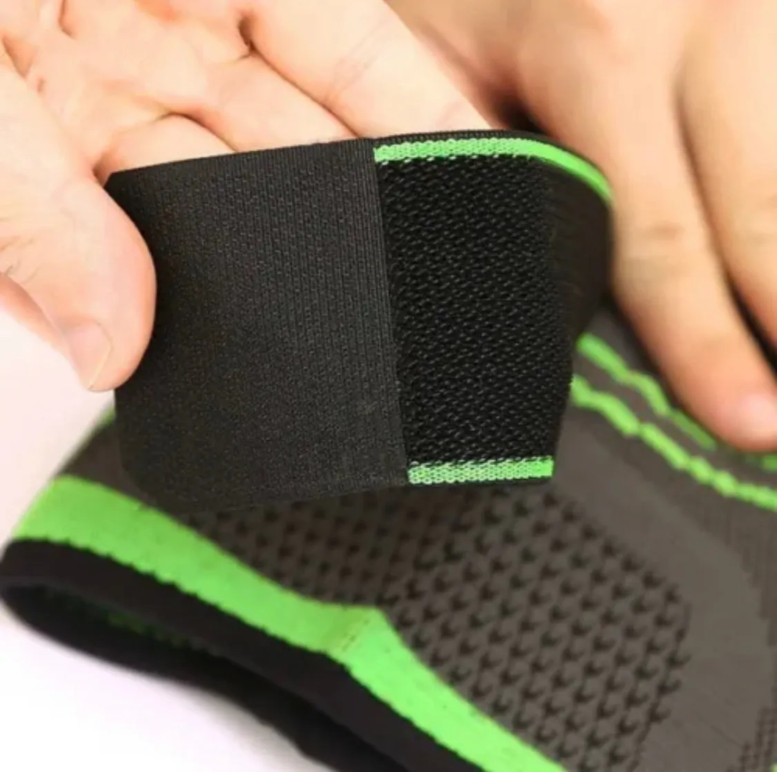 Knee Support Sleeve Adjustable Strap - Arthritis Pain, Injury Recovery, Running, Workout