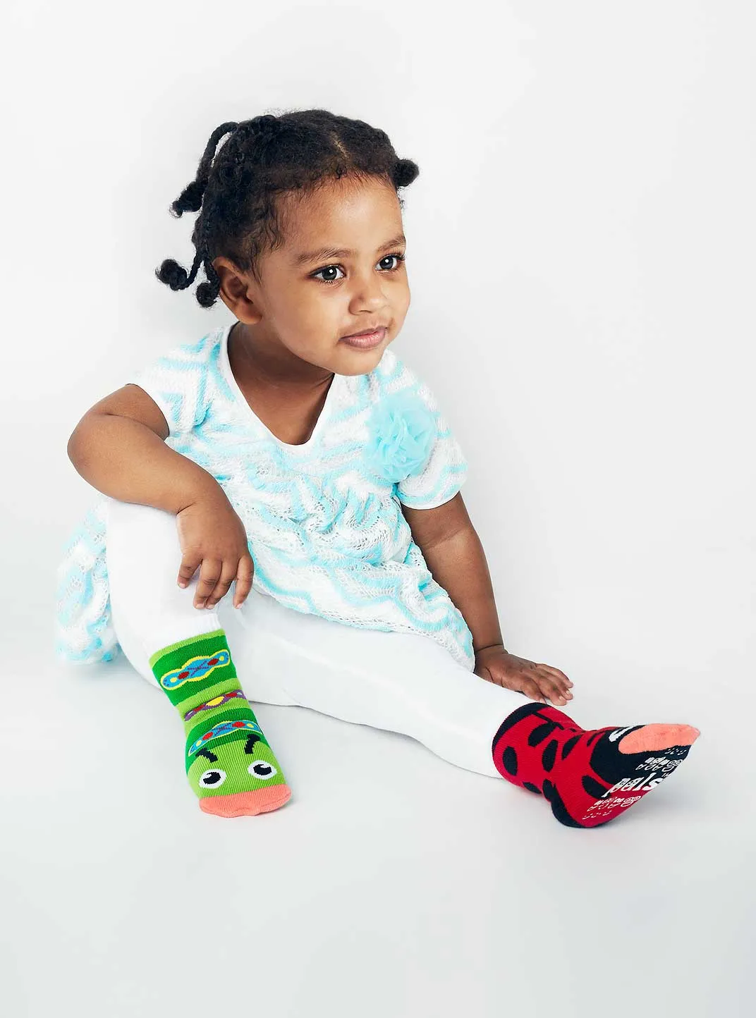 Ladybug & Caterpillar Socks