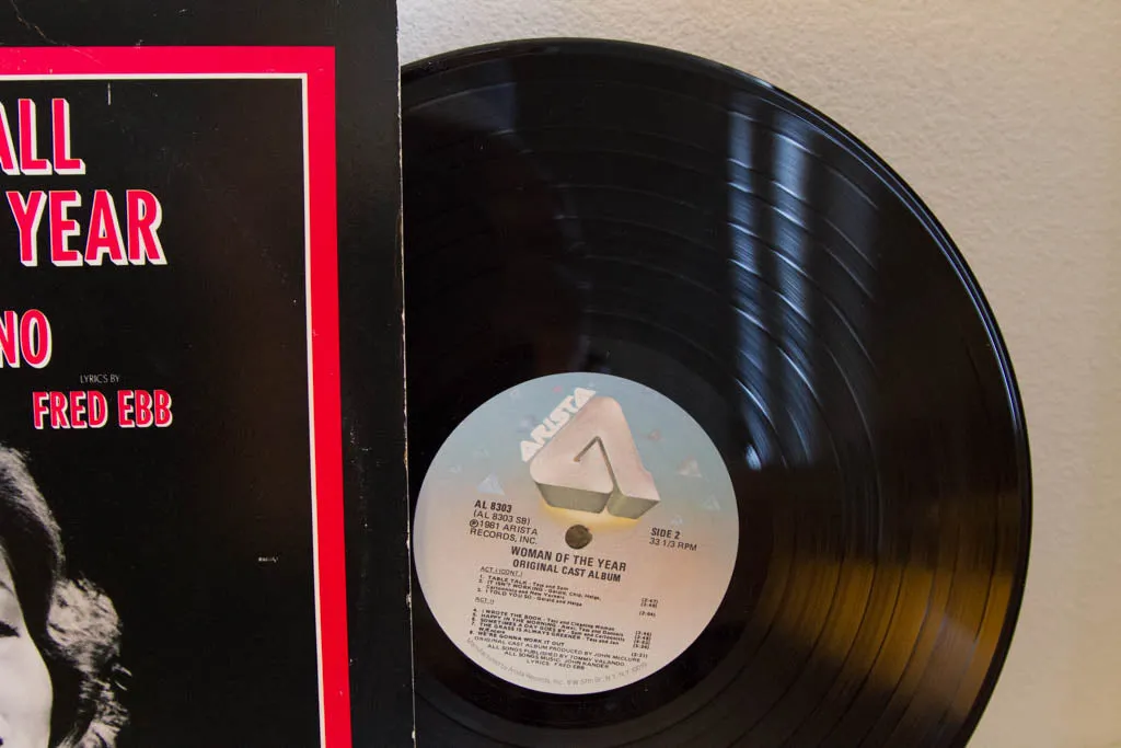Lauren Bacall "Woman Of The Year" Broadway Musical (1981 Arista Re-issue)