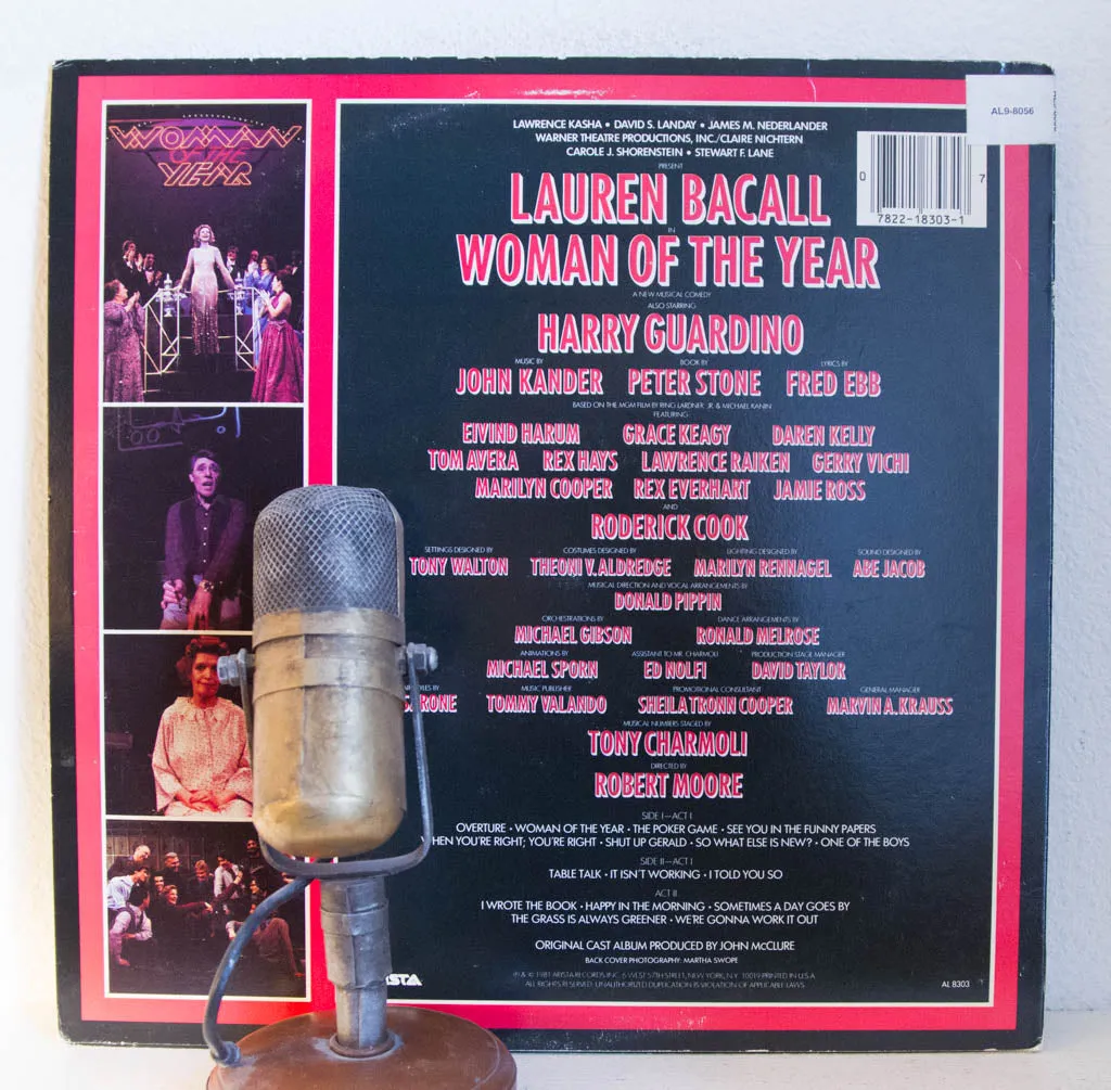 Lauren Bacall "Woman Of The Year" Broadway Musical (1981 Arista Re-issue)