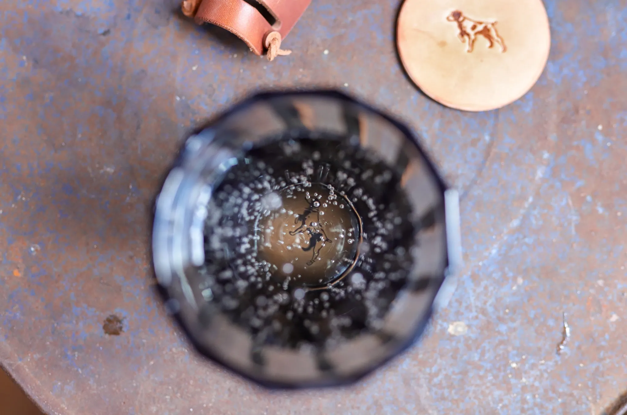 Leather Coaster 4 Piece Set | Ballad of the Bird Dog