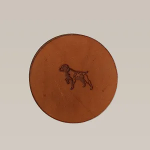 Leather Coaster 4 Piece Set | Ballad of the Bird Dog