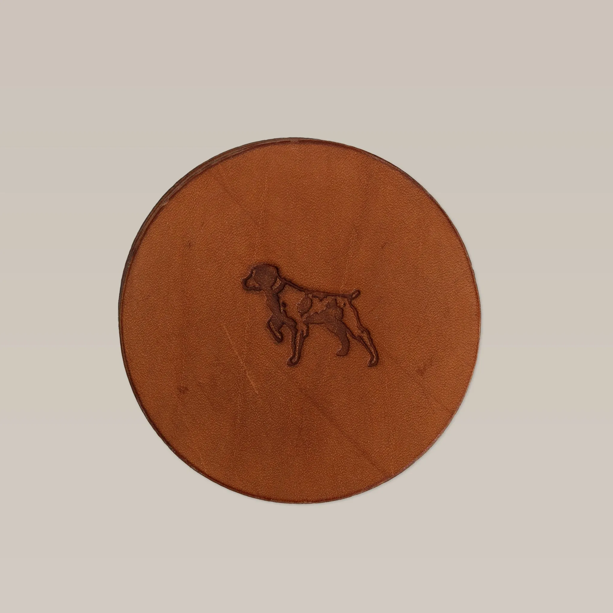 Leather Coaster 4 Piece Set | Ballad of the Bird Dog