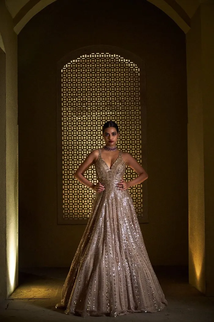 Light Gold Gown
