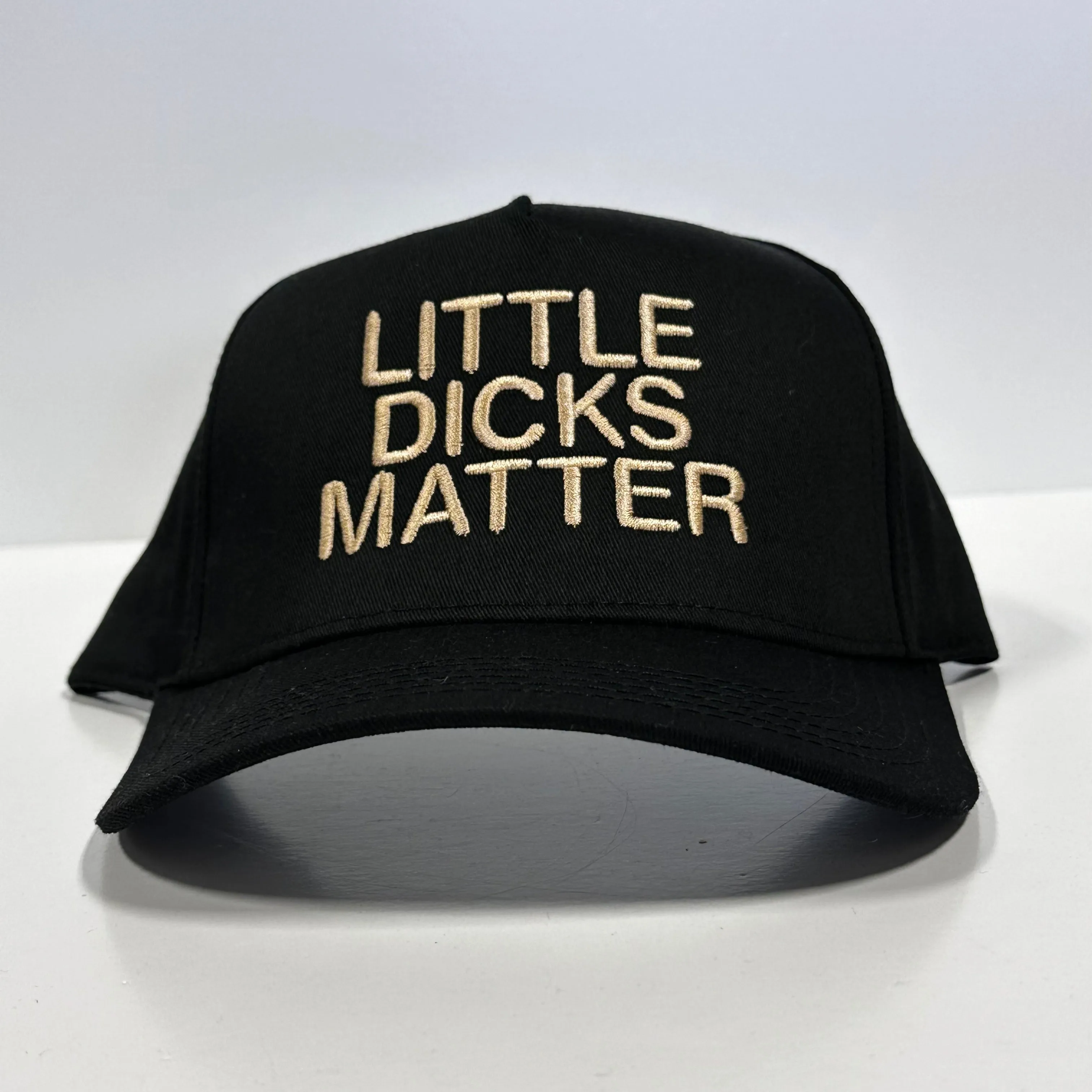 Little Dicks Matter Black SnapBack Hat Cap Custom Embroidery