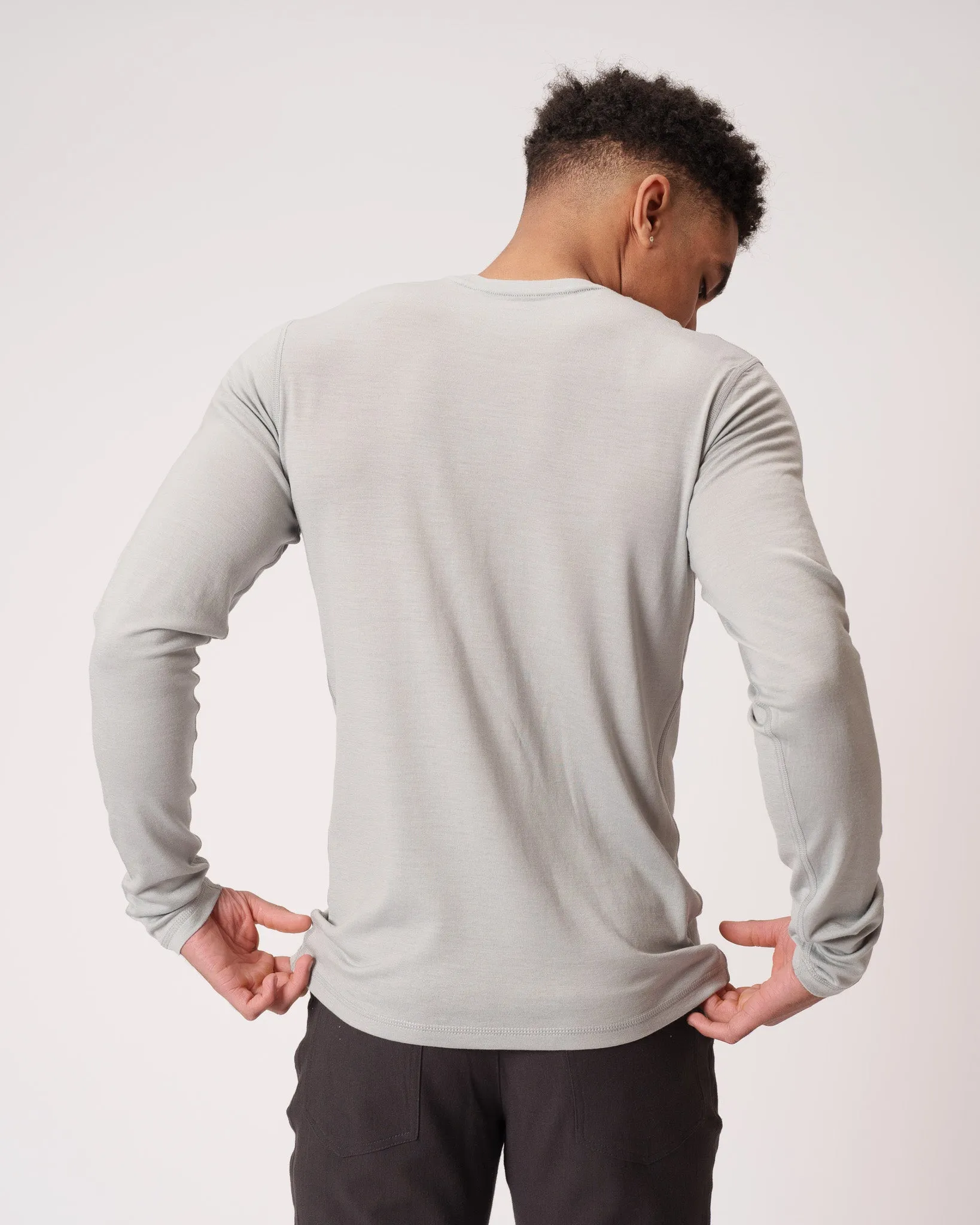 Long Sleeve Pocket Crew