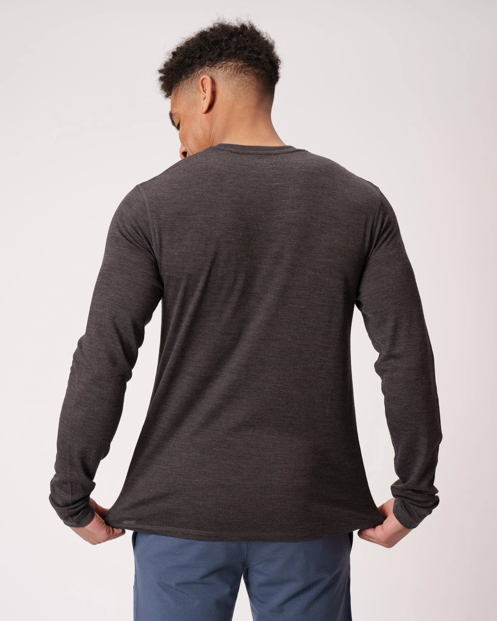 Long Sleeve Pocket Crew