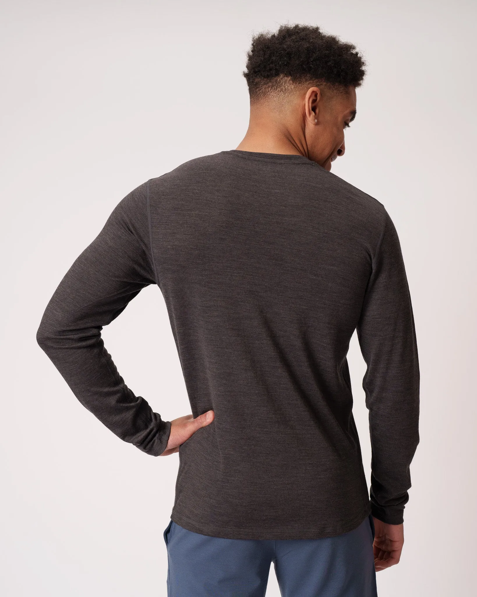 Long Sleeve Pocket Crew