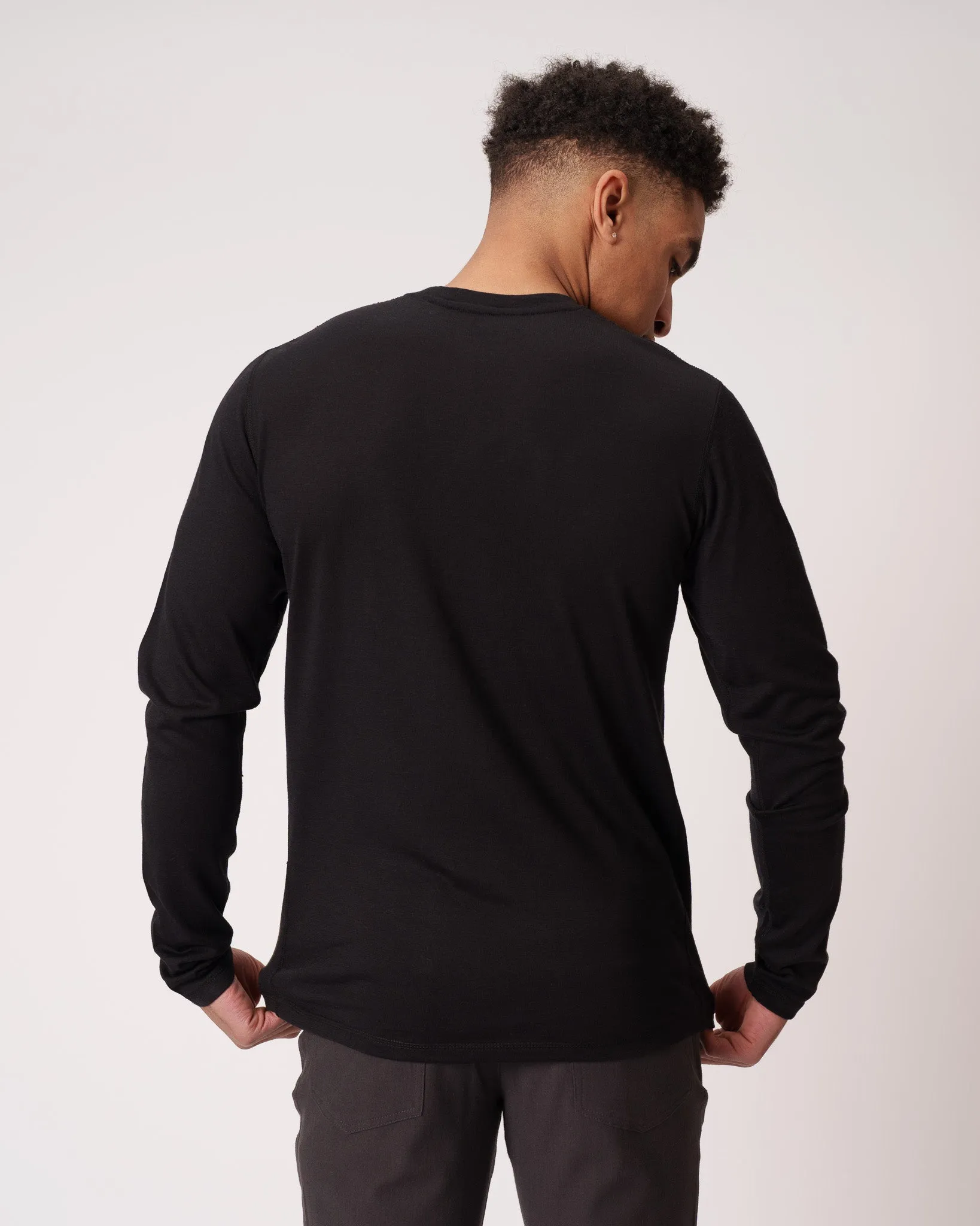 Long Sleeve Pocket Crew