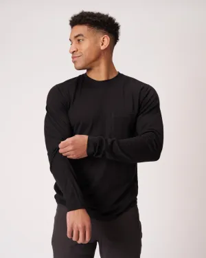 Long Sleeve Pocket Crew