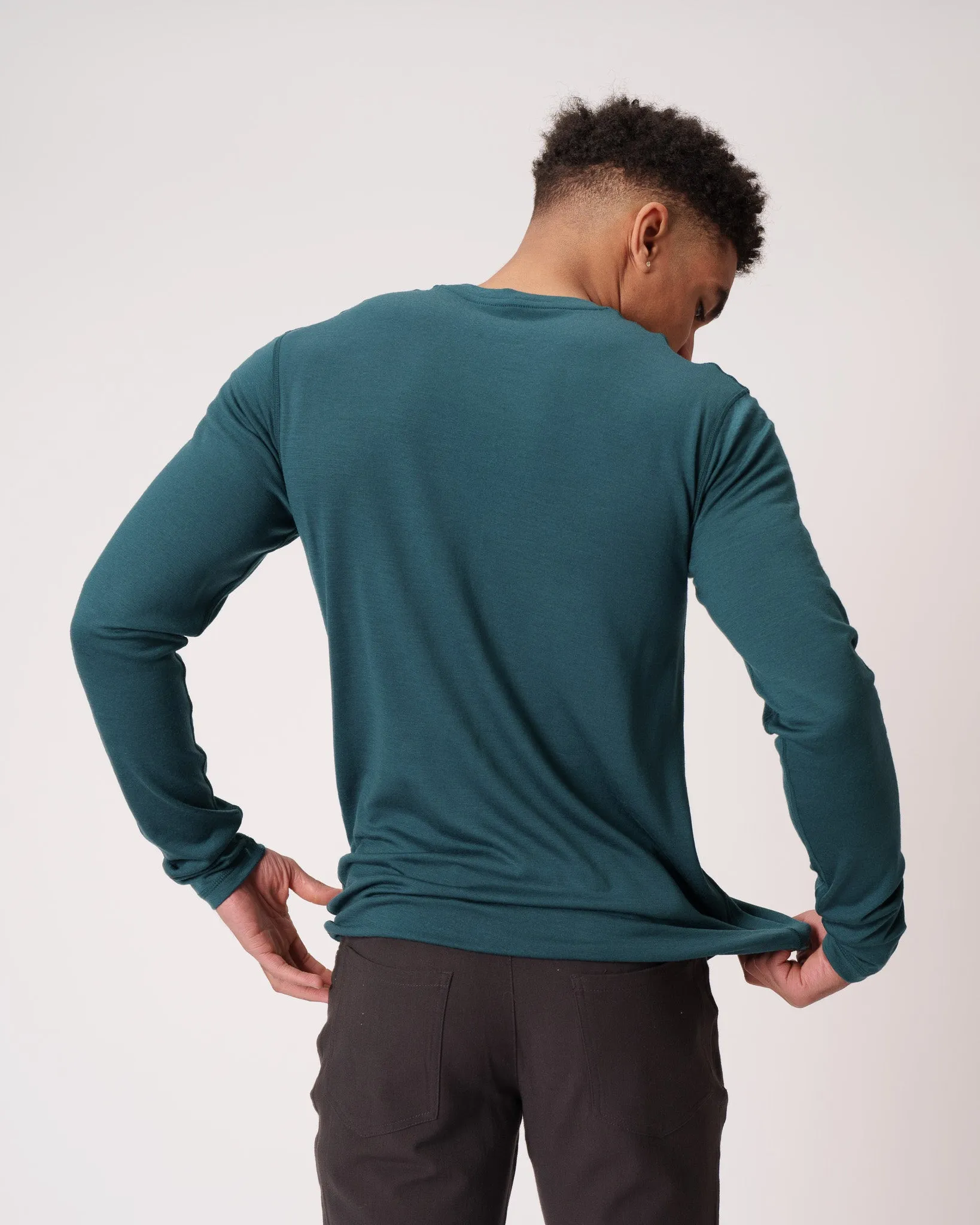 Long Sleeve Pocket Crew