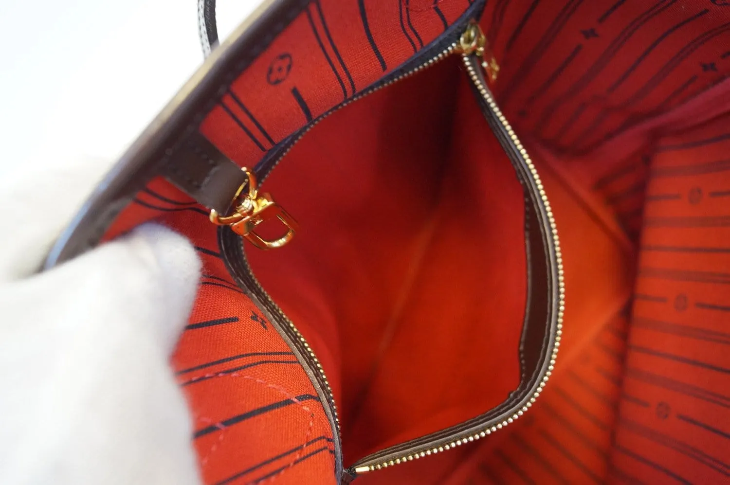 LOUIS VUITTON Damier Ebene Neverfull MM Tote Bag