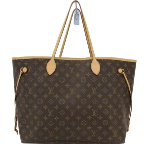 LOUIS VUITTON Monogram Canvas Neverfull GM Tote Bag