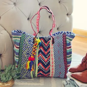 Lux Embroidered Tote