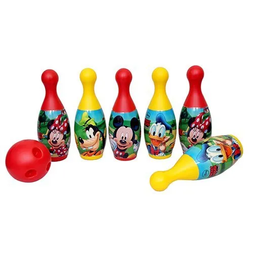 MANAKI ENTERPRISE Bowling Game Set for Kids with 6 Pin 1 Ball Sport Toys Gift for Baby Boys Girls Age 3 4 5 6 Years Old.