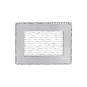 Mariposa Beaded 4 X 6 Engraveable Frame
