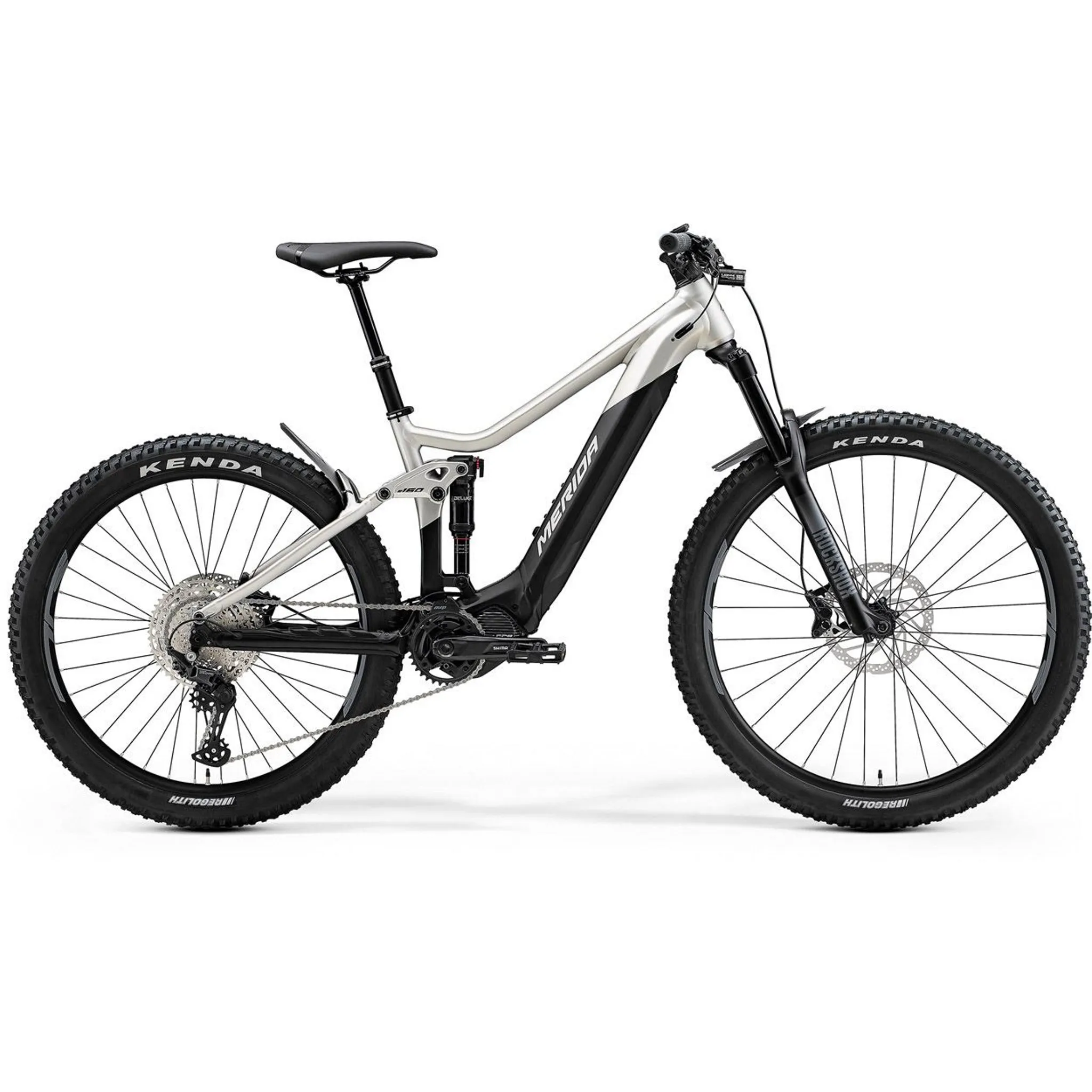Merida eOne Sixty 500 Electric Enduro Bike 630wh Battery (XS/504wh) Matt Titanium/Black
