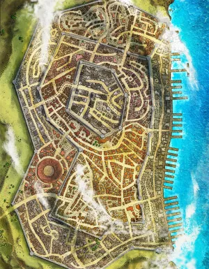 Merrowshore City Fantasy Map Patreon