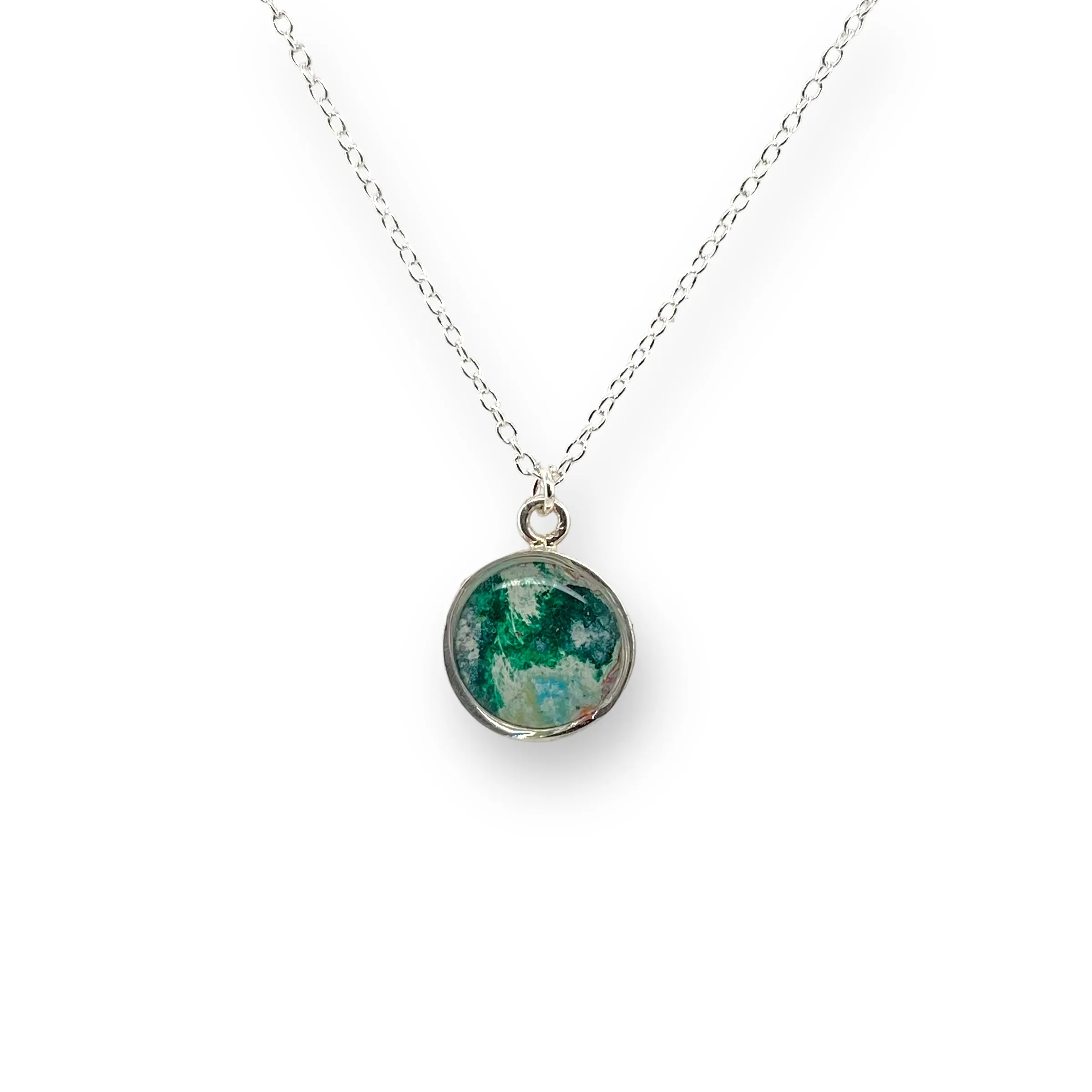 Michigan State Amy Necklace | Silver