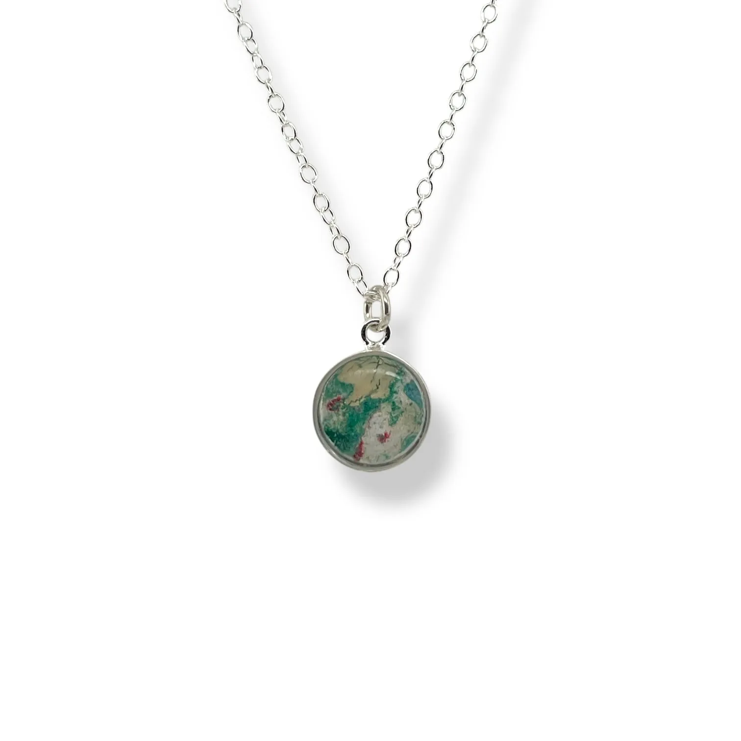 Michigan State Amy Necklace | Silver