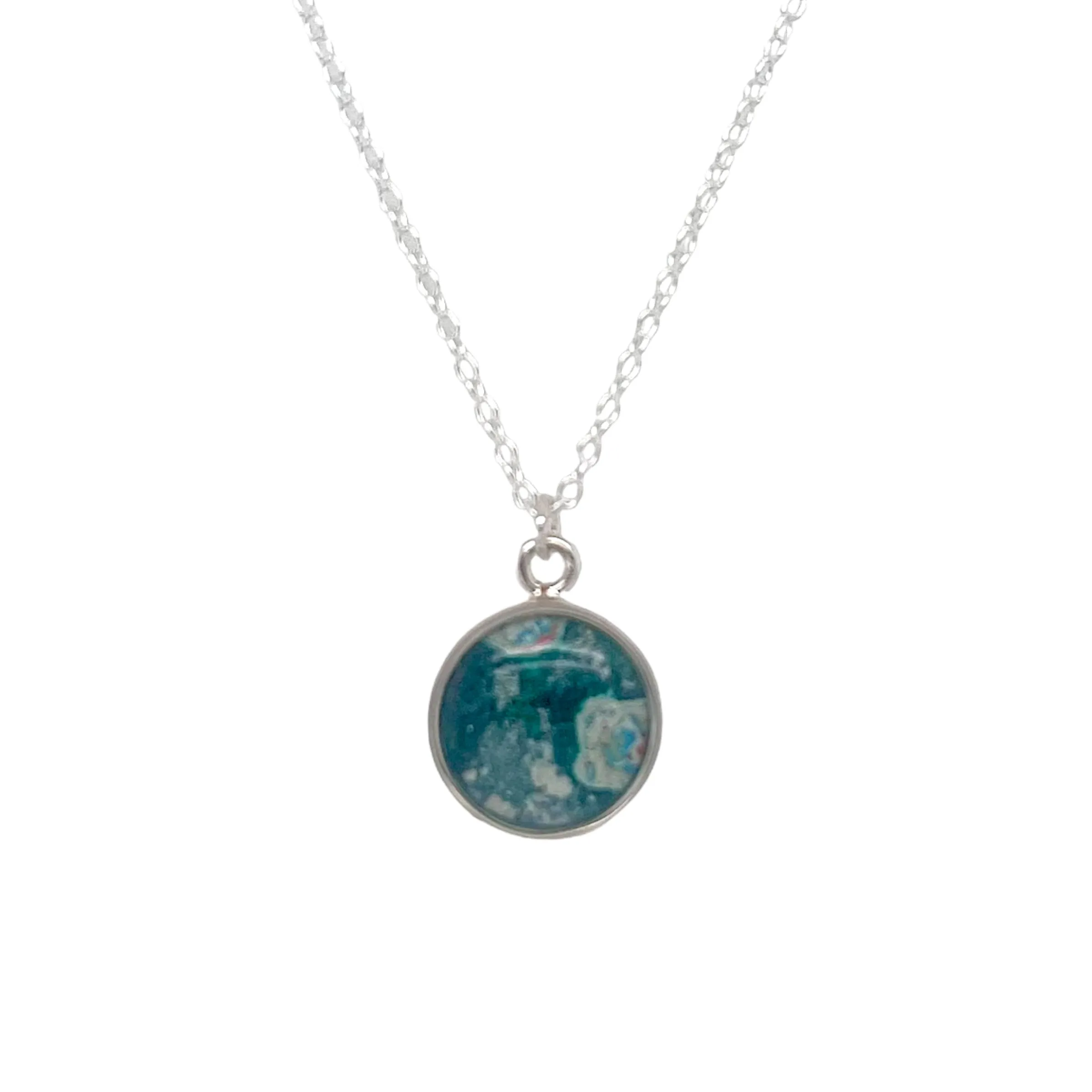 Michigan State Amy Necklace | Silver