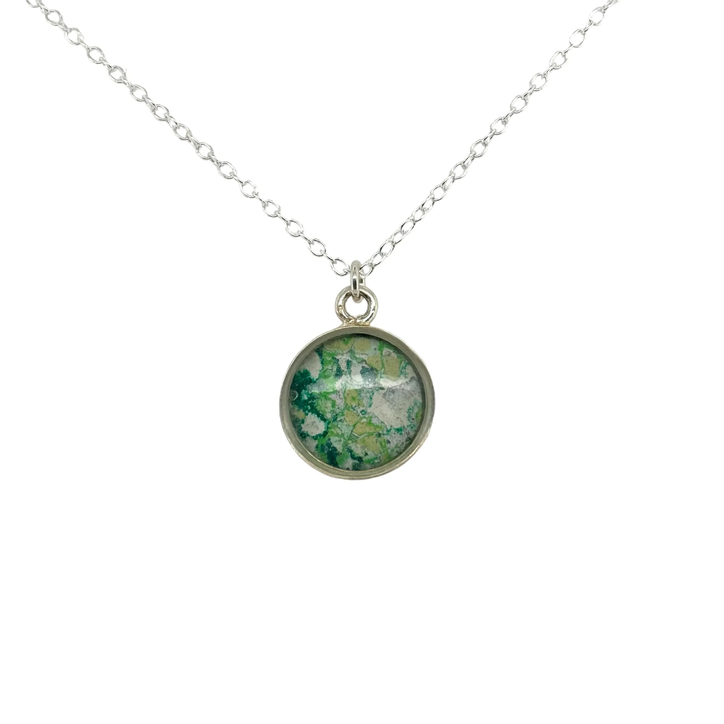 Michigan State Amy Necklace | Silver