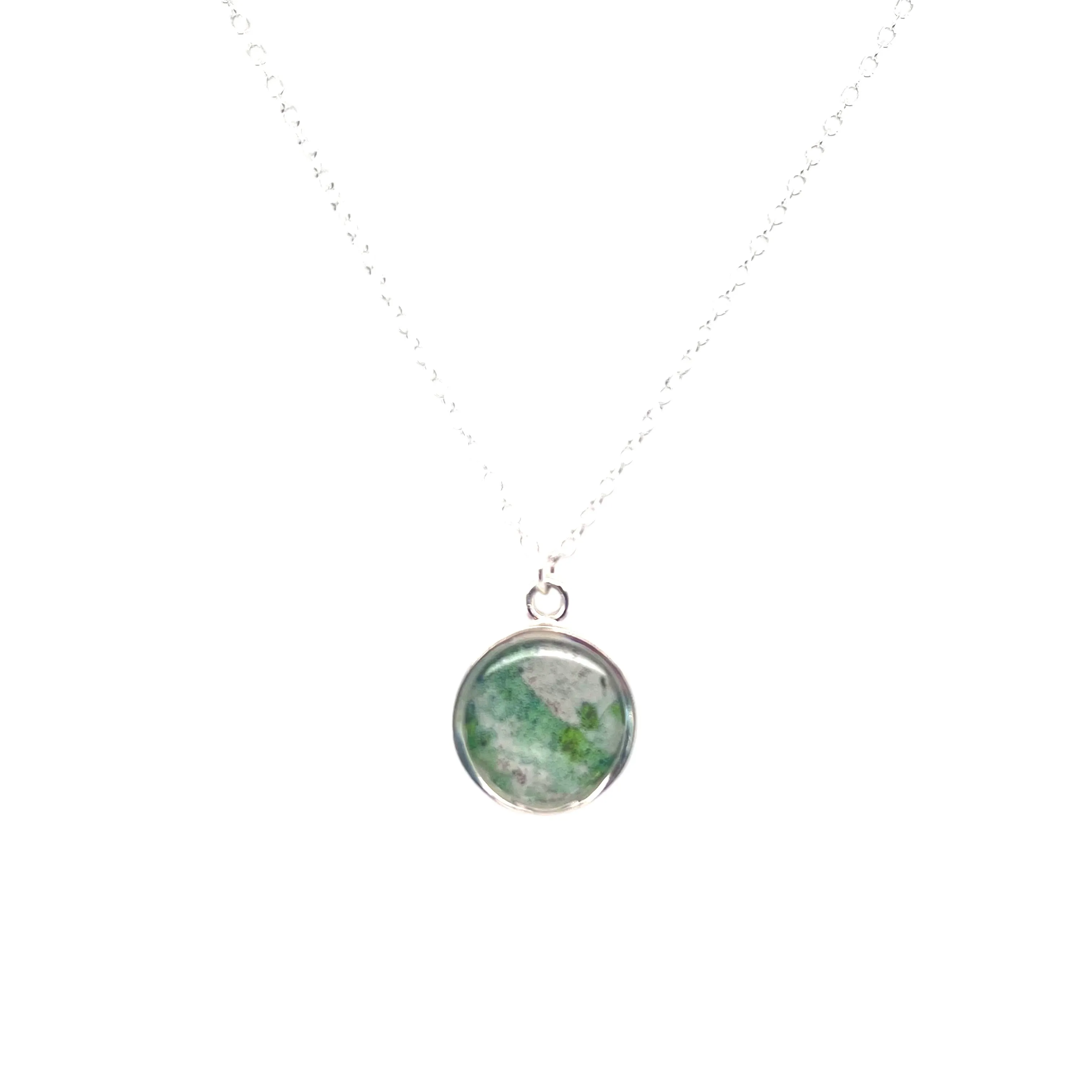 Michigan State Amy Necklace | Silver