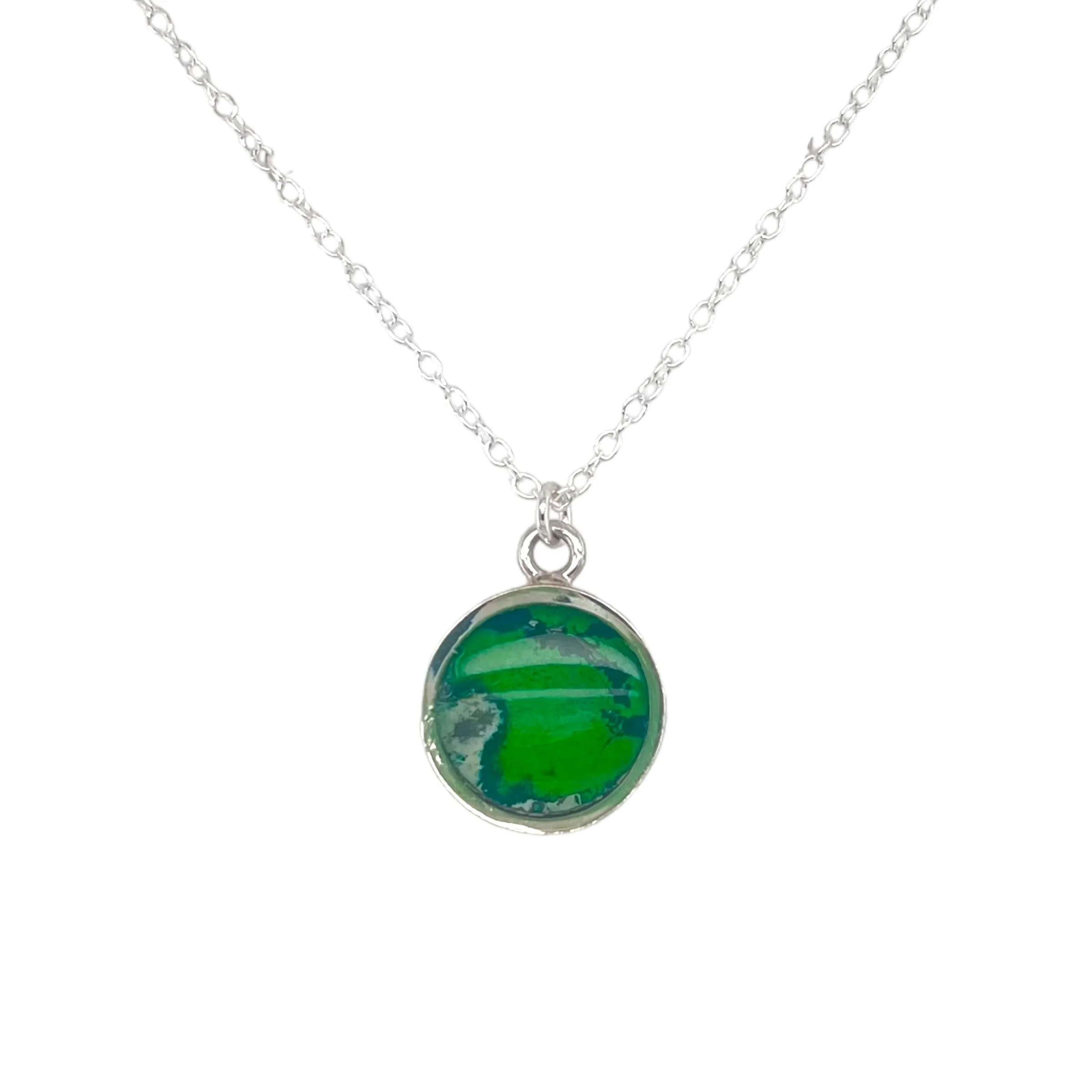 Michigan State Amy Necklace | Silver