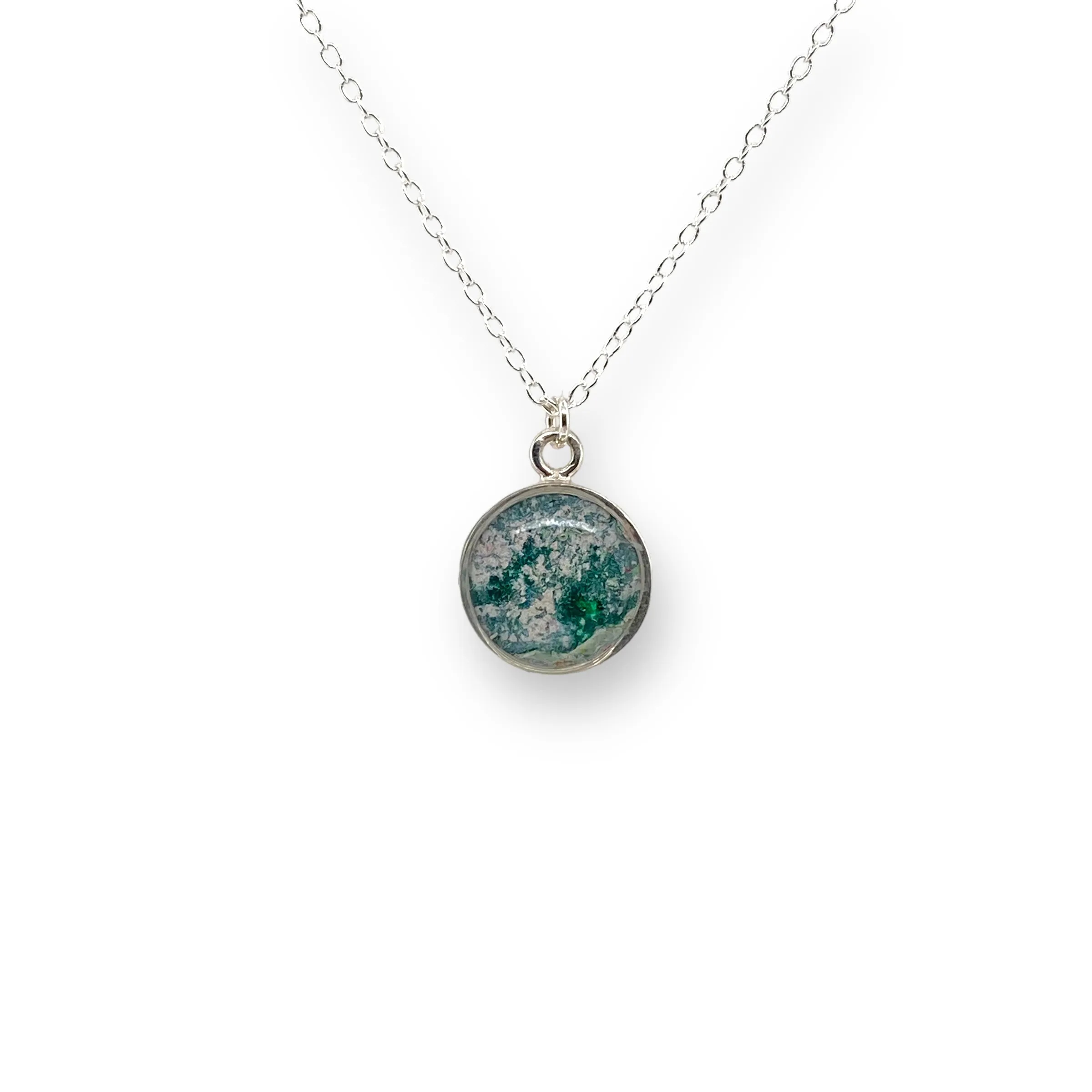 Michigan State Amy Necklace | Silver