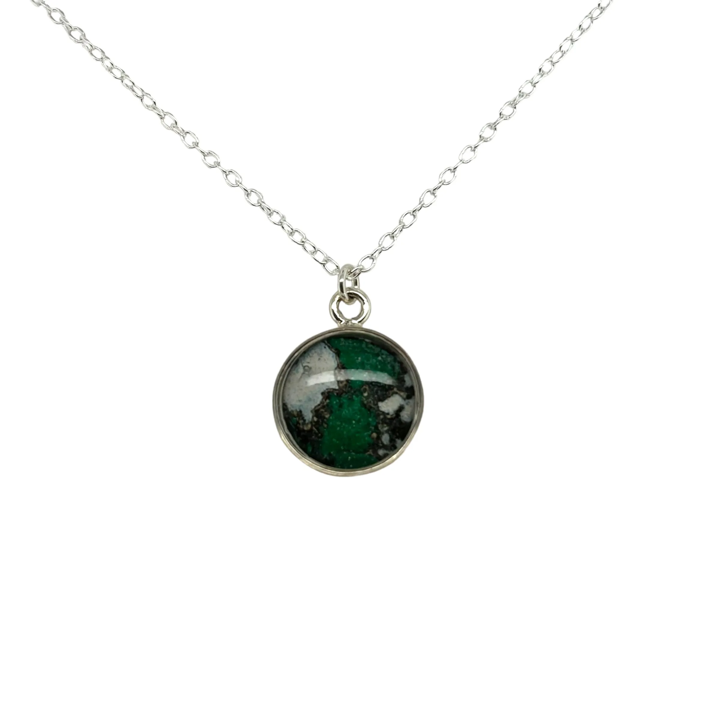 Michigan State Amy Necklace | Silver