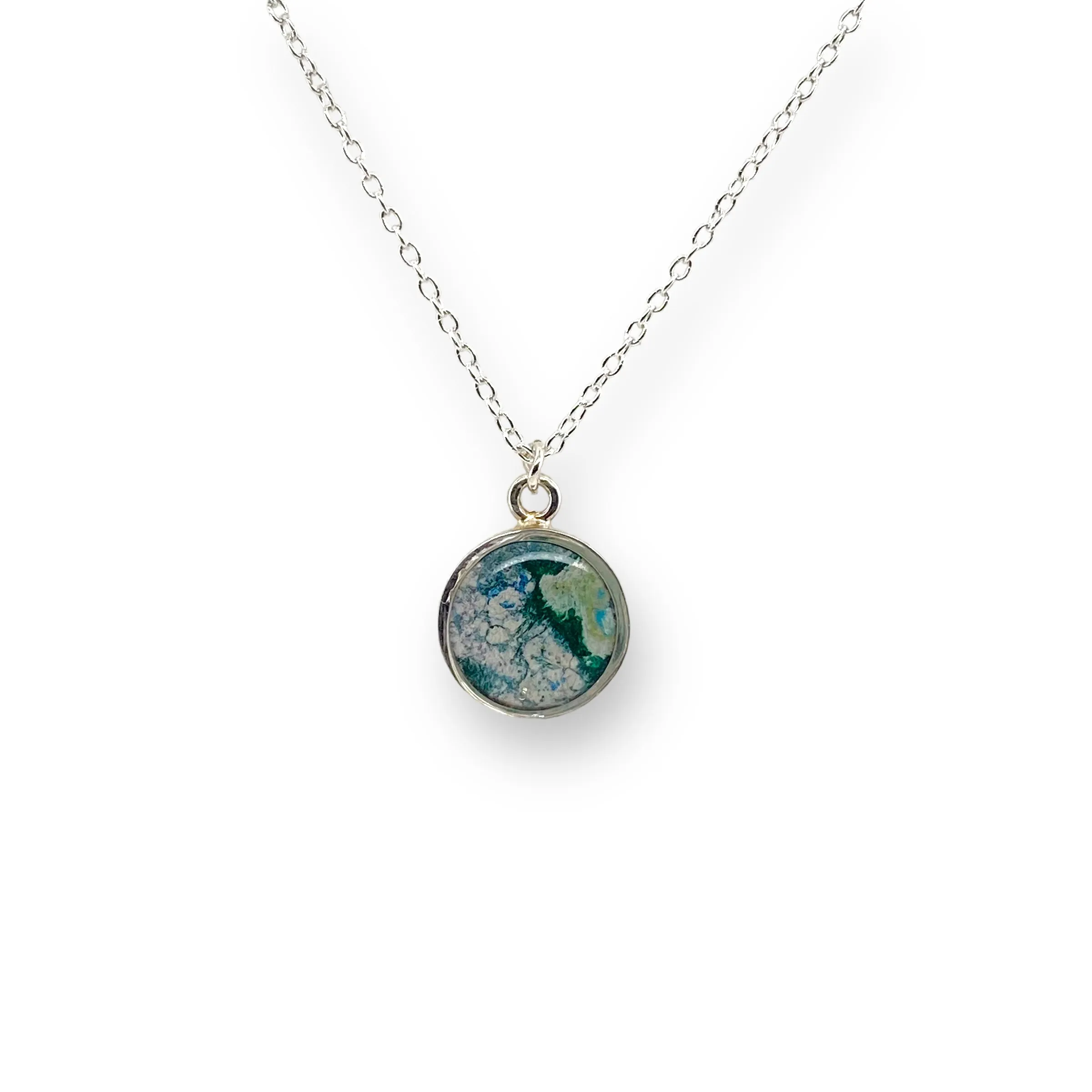 Michigan State Amy Necklace | Silver