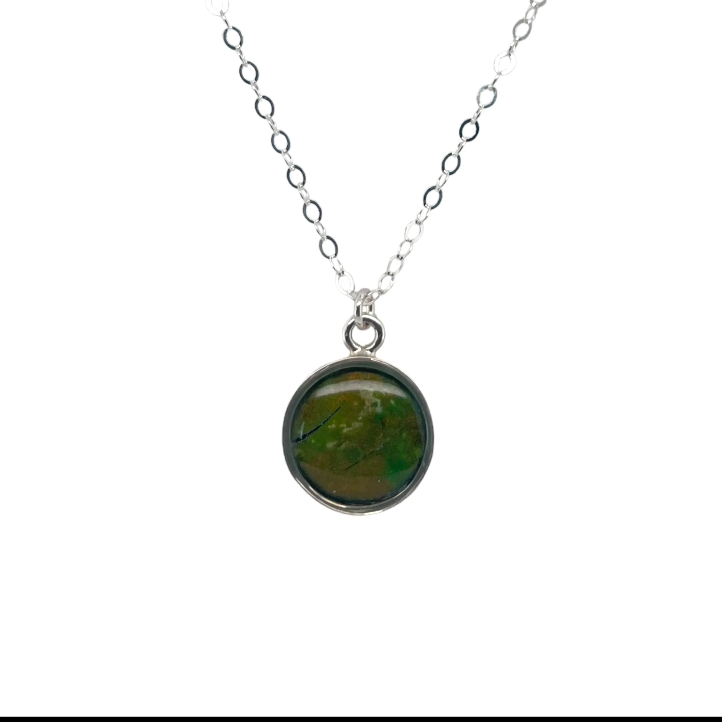 Michigan State Amy Necklace | Silver