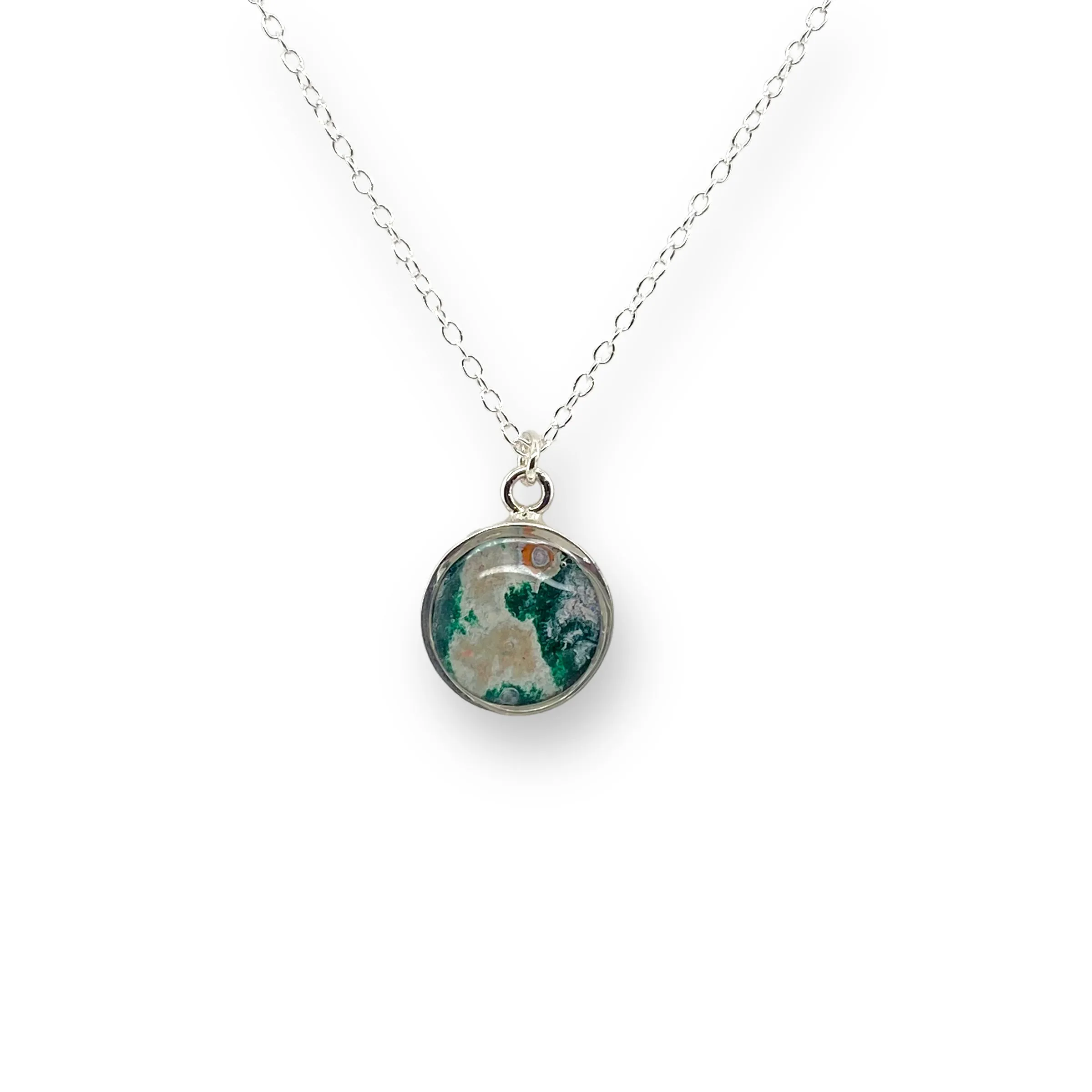 Michigan State Amy Necklace | Silver