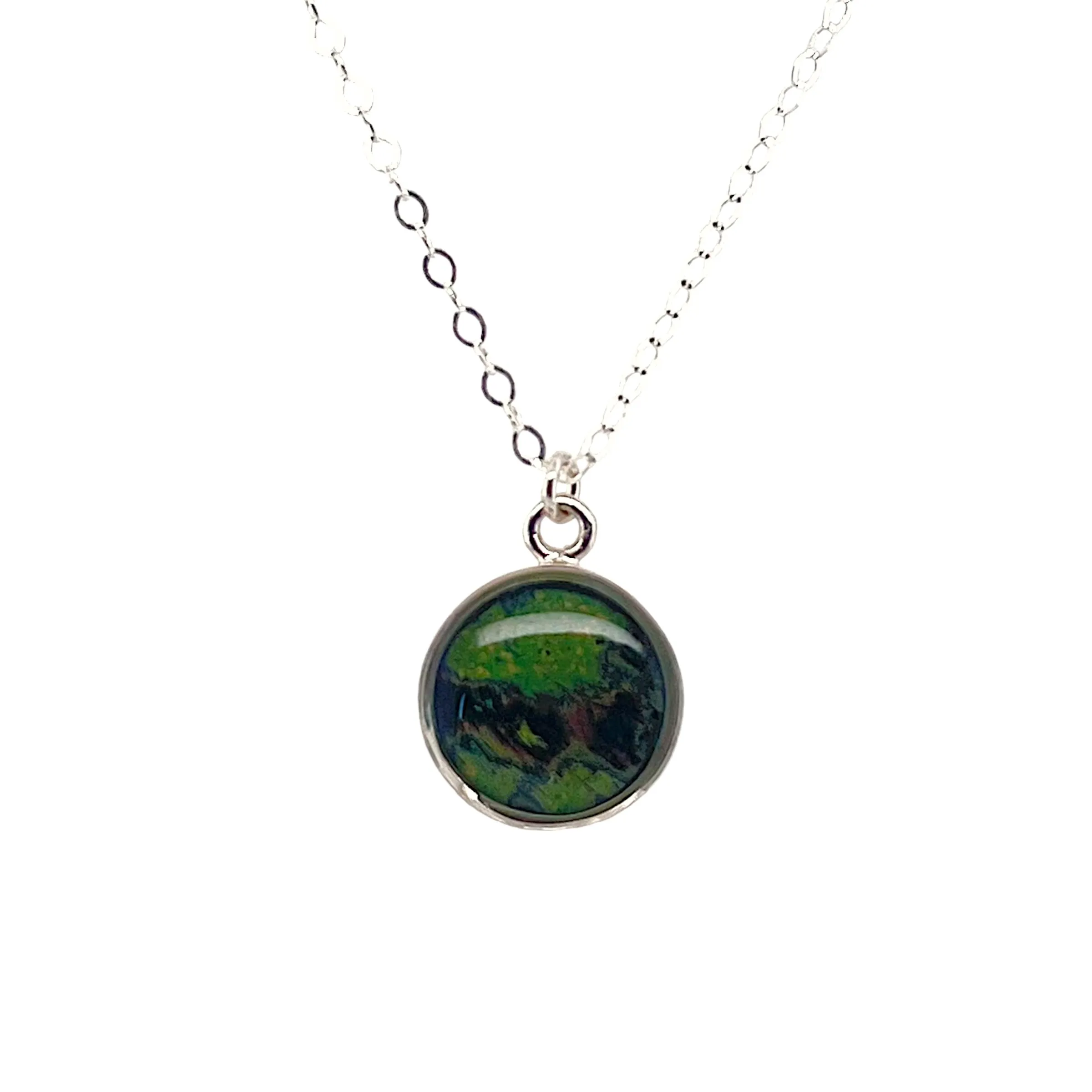 Michigan State Amy Necklace | Silver