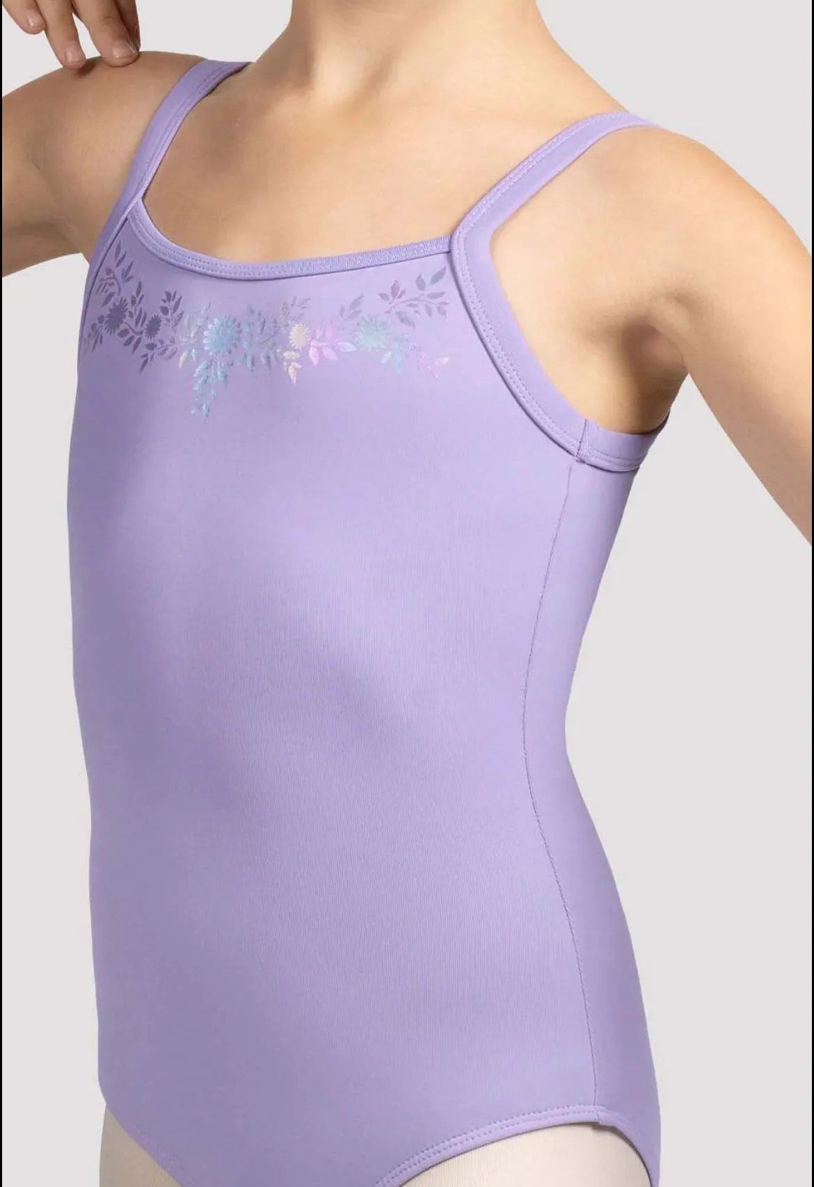 Mirella Lilac Glow Girl Camisole Leotard